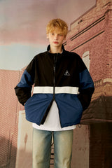 ブロックウィンドブレーカー / 25P BLOCK WIND BREAKER_NAVY