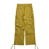 クリースナイロンバンディングパンツ / CREASE NYLON BANDING PANTS_OLIVE GREEN