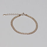 シルバーフルールブレスレット / silver fleur bracelet (vermeil)