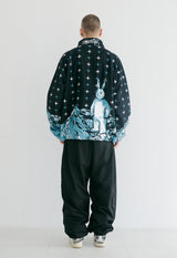 フリースパッディングジャンパー/BSR2223FWJK019 SMBR FLEECE PADDING JUMPER NAVY