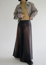 バルーンクロップクラックジャケット/Balloon Crop Crack Jacket (2color)