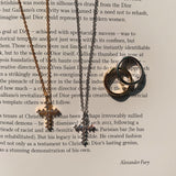 Gaia Cubic Cross Necklace (6586342015094)