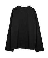 EMBLEM LAYERED LONG SLEEVE TEE In Black