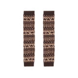 ジャガードレッグウォーマー / JACQUARD LEG WARMER_BROWN