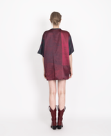 サテンオーバーサイズTシャツ / SATIN OVERSIZE T-SHIRT #CHERISH