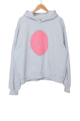 スプレーペインティングエンブロイダリーフーディ / Spray Painting Embroidered Hood