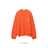 LMN Prep Cable Embroidery Cardigan (10 colors)