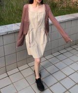 レースリボンカーディガン