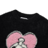 Witty Bunny ホリデーグラフィックニット [BLACK]