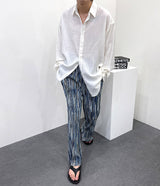 ブルーミングプリーツパンツ / [Unisex] Blooming pleats pants