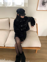 [MADE] Pairing mink fur tteokbokki quilted jacket