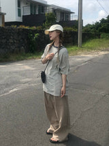 Brain linen pants 