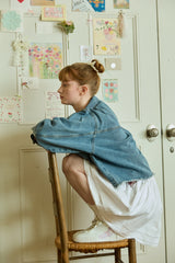 ROSETTE DENIM JACKET