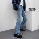 MOブーツカットオープンデニムパンツ/MO bootcut open denim pants