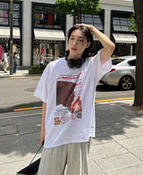 ブラウニープリントショートスリーブTシャツ / brownie print short sleeve T-shirt