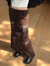 Tibur Ribbon Ballet Core Training Long Skirt