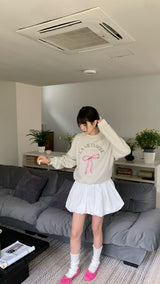 Pink Bow Sweatshirt