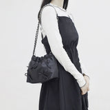 ピアスチェーンリボンミニショルダーバッグ