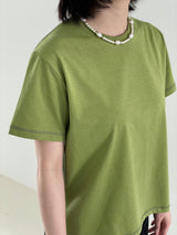 バックスティッチTシャツ
