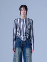 マーブルシャーリングTシャツ