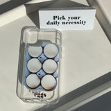 エッグスアイフォンケース(ソフトタイプ)/EGGS PHONE CASE (JELLY TYPE)