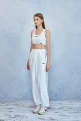 HIDE Cross Bra Top (White) (6570975592566)