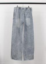 SIDE BALLOON WIDE DENIM