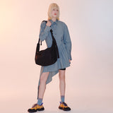 Ark Messenger Bag (Crease Black)