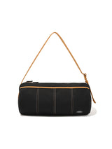 POCKET VINTAGE STITCH POINT DUFFLE BAG [BLACK]