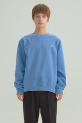 Uロゴ ピグメント スウェットシャツ ブルー / U LOGO PIGMENT SWEATSHIRTS [BLUE] (4413968613494)