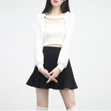 (Set) Syun Knit Button Bolero+Sleeveless
