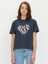 Bemuse heart tee - White (6699097555062)