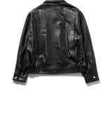 ラムスキンオーバーフィットボンバージャケット/LAMSKIN OVERFIT BOMBER JACKET