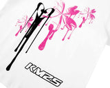 ドリッピングTシャツ / KMZS Dripping T-Shirt _ White