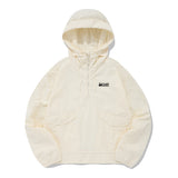 チェリーフーディーウオウブンアノラック／CHERRY HOODIE WOVEN ANORAK [IVORY]
