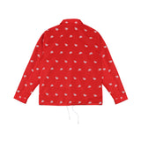 ペイズリーロゴコーチジャケット / PAISLEY LOGO COACH JACKET red