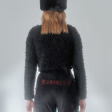 203-FAKE FUR BOLERO RIBBON CARDIGAN (6550313468022)