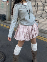 ミックスフードスウェットシャツ / Mixed hooded sweatshirt.