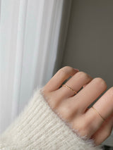 シャイニングハートレイヤードリングセット / Shining Heart Layered Ring Set