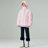 オーバーフィットフードダックダウン/OVERFIT HOOD DUCK DOWN-PINK