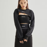 Courage Sweat shirt Black (6600762327158)