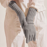 Fingerhole Touch Long Gloves
