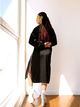 DAWANG Oversized Logo Sweatshirt Dress (4611390668918)