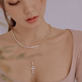 ダイク クロス ネックレス / Dike Cross Necklace (gold)