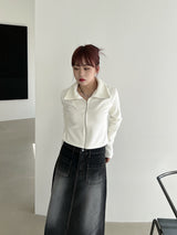 ナノレイジードベルベットジップアップ/Nano Raised Velvet Zip Up (3color)