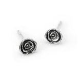 ローズシルバーイヤリング / Rose silver stud earring (4591731900534)