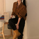 [BELLIDE MADE] Romance Corduroy Loose Fit Shirt & Shirt