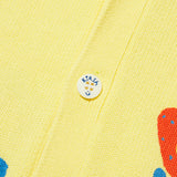 KIRSH X MISAKI KAWAI PATTERN CARDIGAN [LEMON]