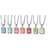 NEON DIAMOND NECKLACE (6652494282870)