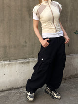 クーリングハイネックキャップスリーブベスト / Cooling High-Neck Cap Sleeve Vest